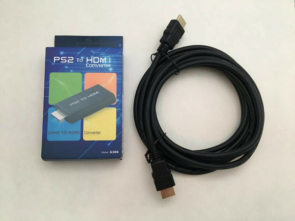 PS2 to HDMI Converter Video Adapter HD +3.5mm Audio Cable For PlayStation 2